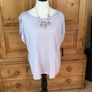 Nic + Zoe Linen Scoop Neck Top